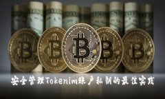 安全管理Tokenim账户私钥的最佳实践